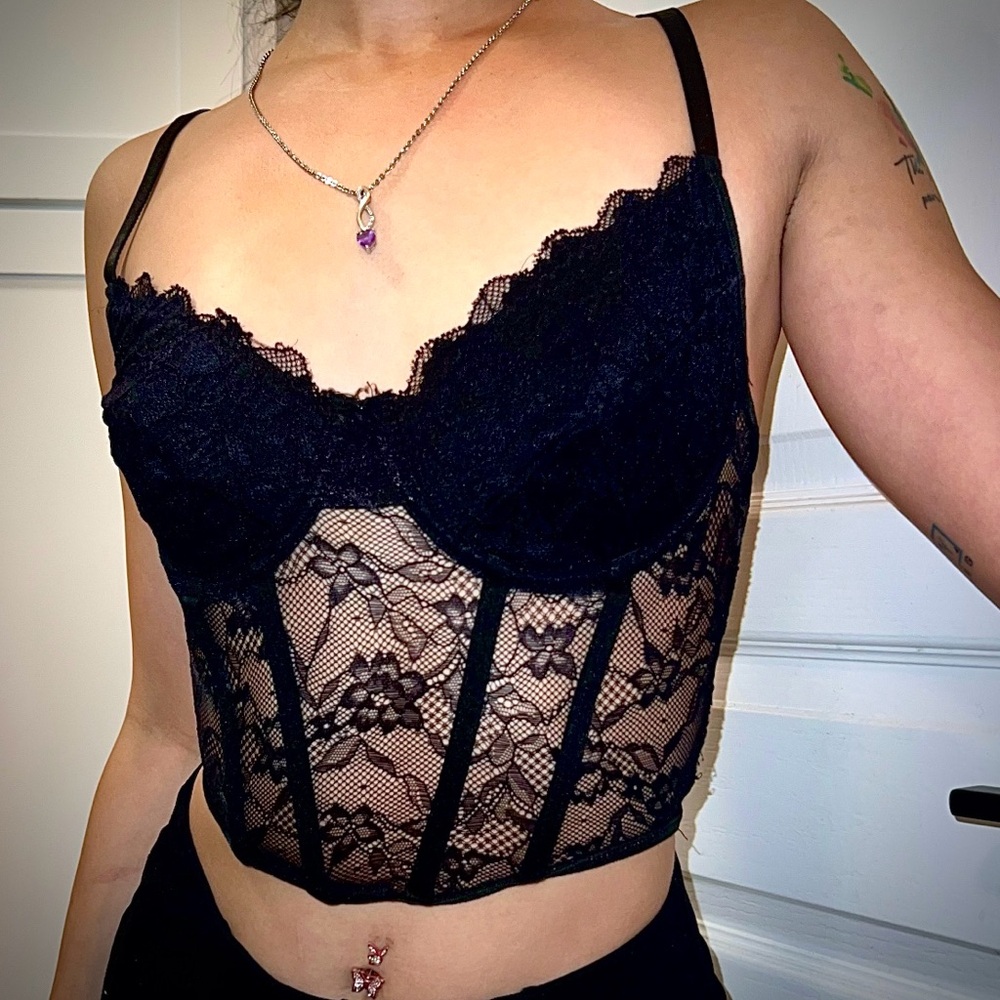 Lace corset